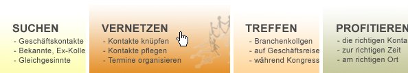 Der Klon auf der myCORNERS Startseite